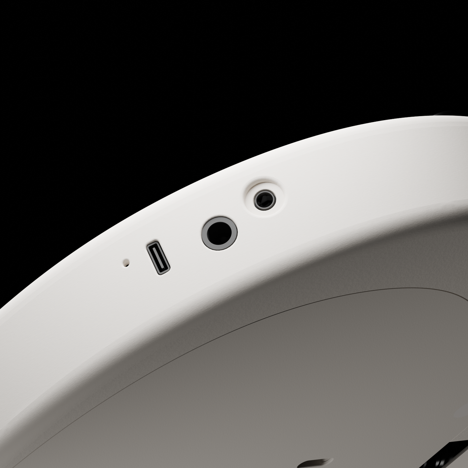 Enya Inspire's output panel: 6.35mm instrument jack, 3.5mm headphone jack, and USB-C port.