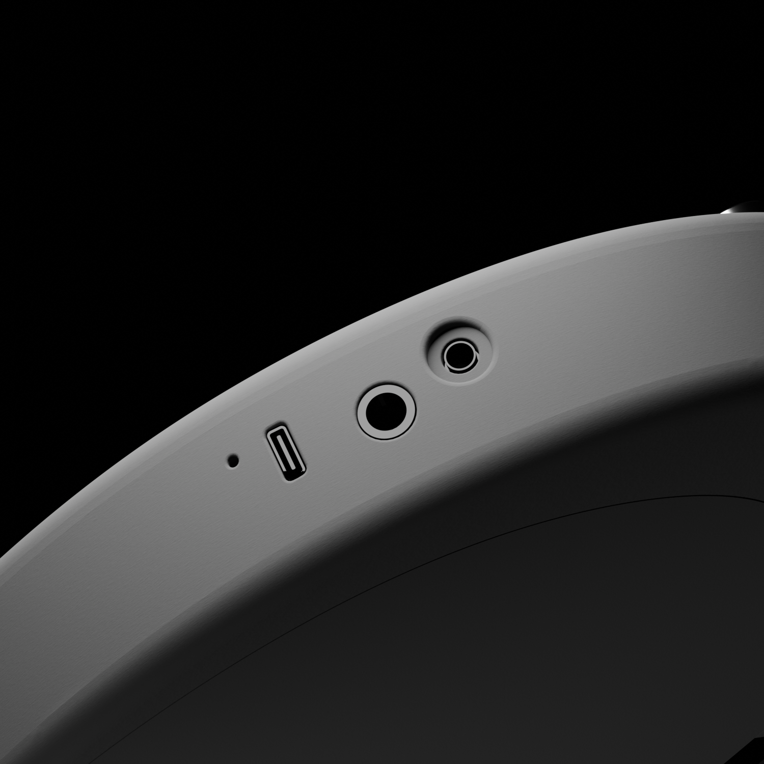 Enya Inspire's output panel: 6.35mm instrument jack, 3.5mm headphone jack, and USB-C port.