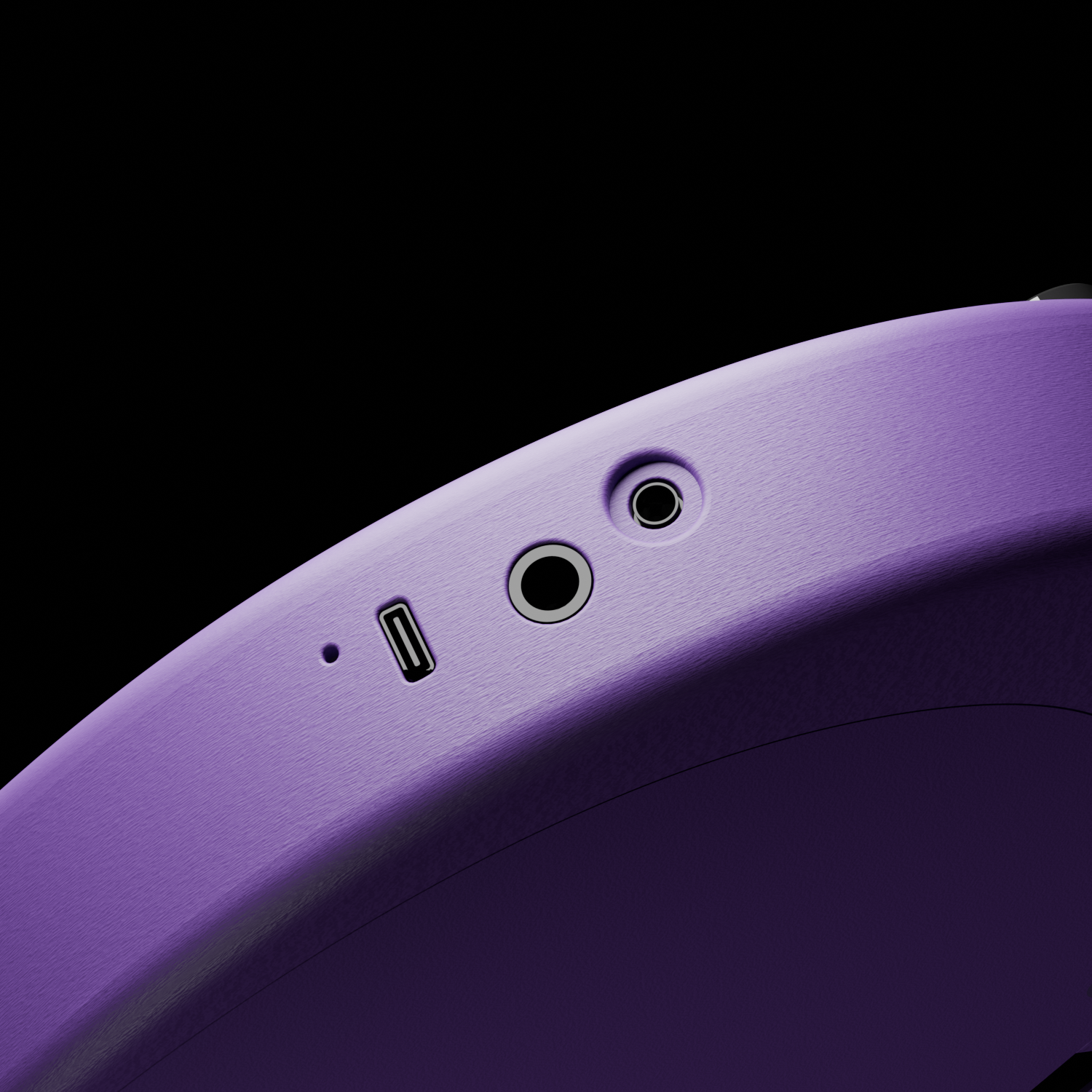 Enya Inspire's output panel: 6.35mm instrument jack, 3.5mm headphone jack, and USB-C port.