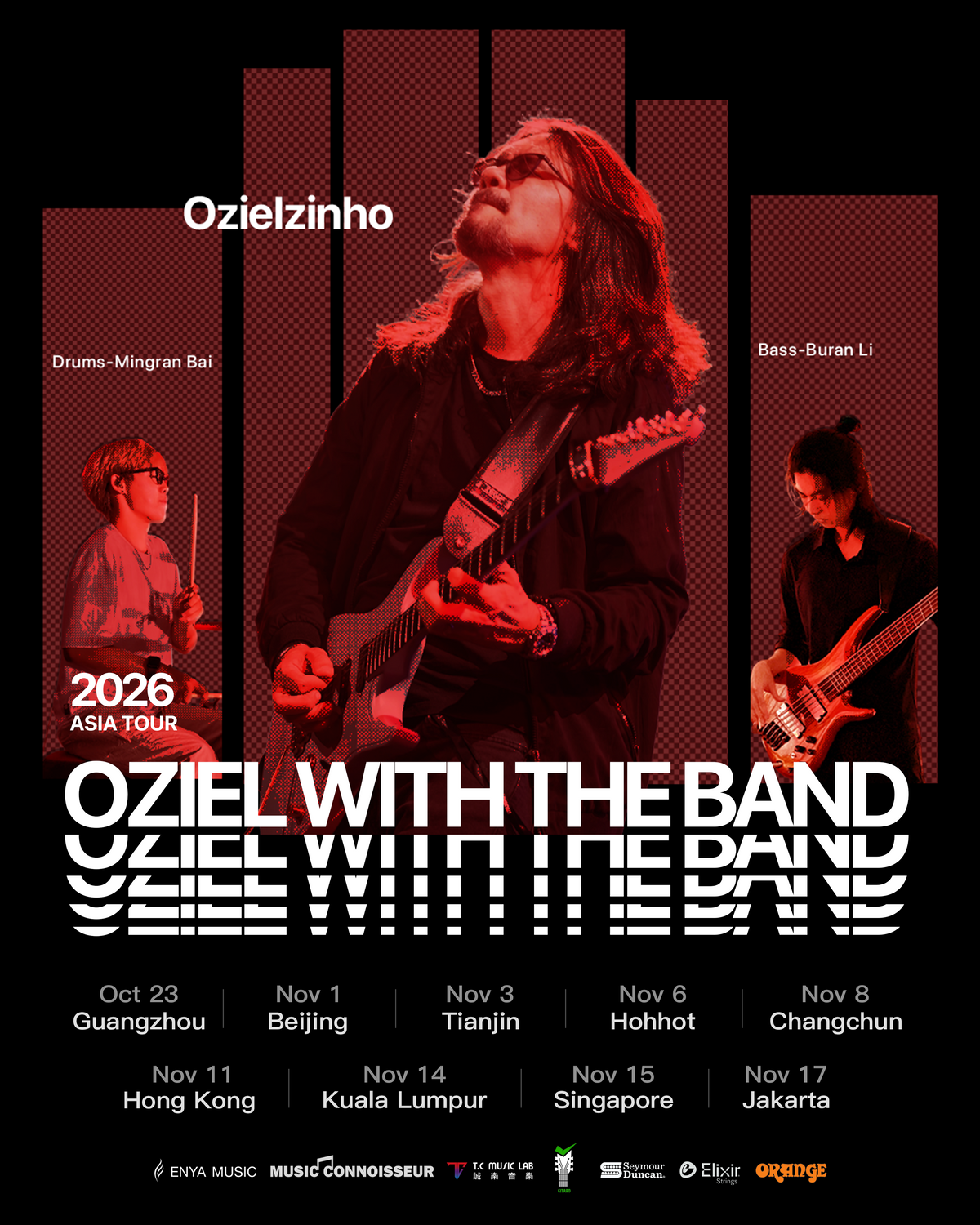 Oziel With The Band: Ozielzinho 2026 Asia Tour