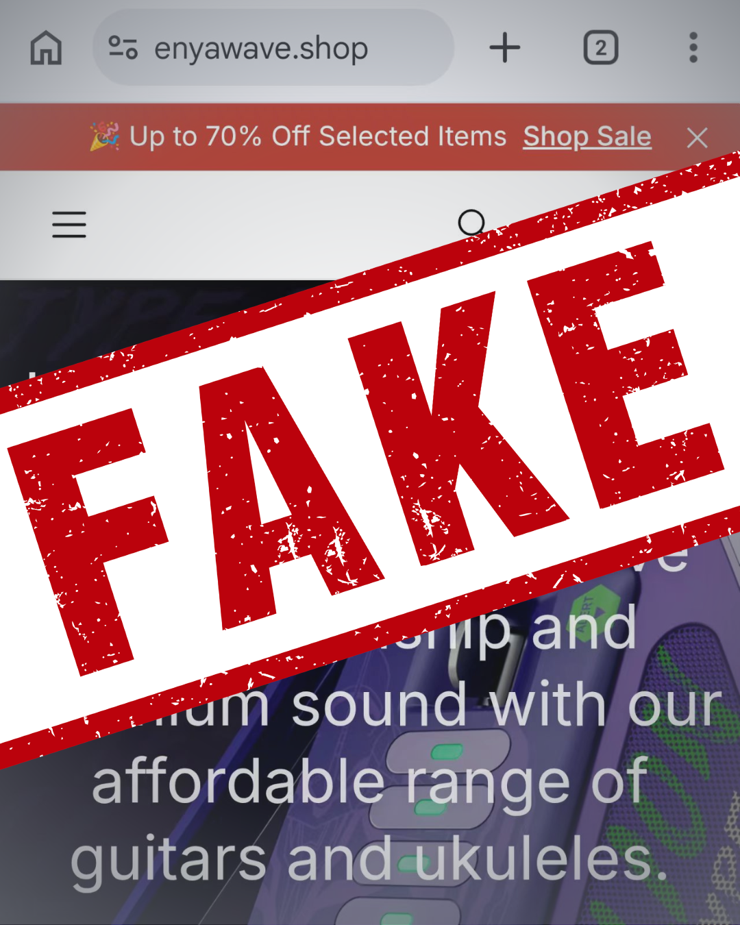 Official Statement: Counterfeit Website Alert