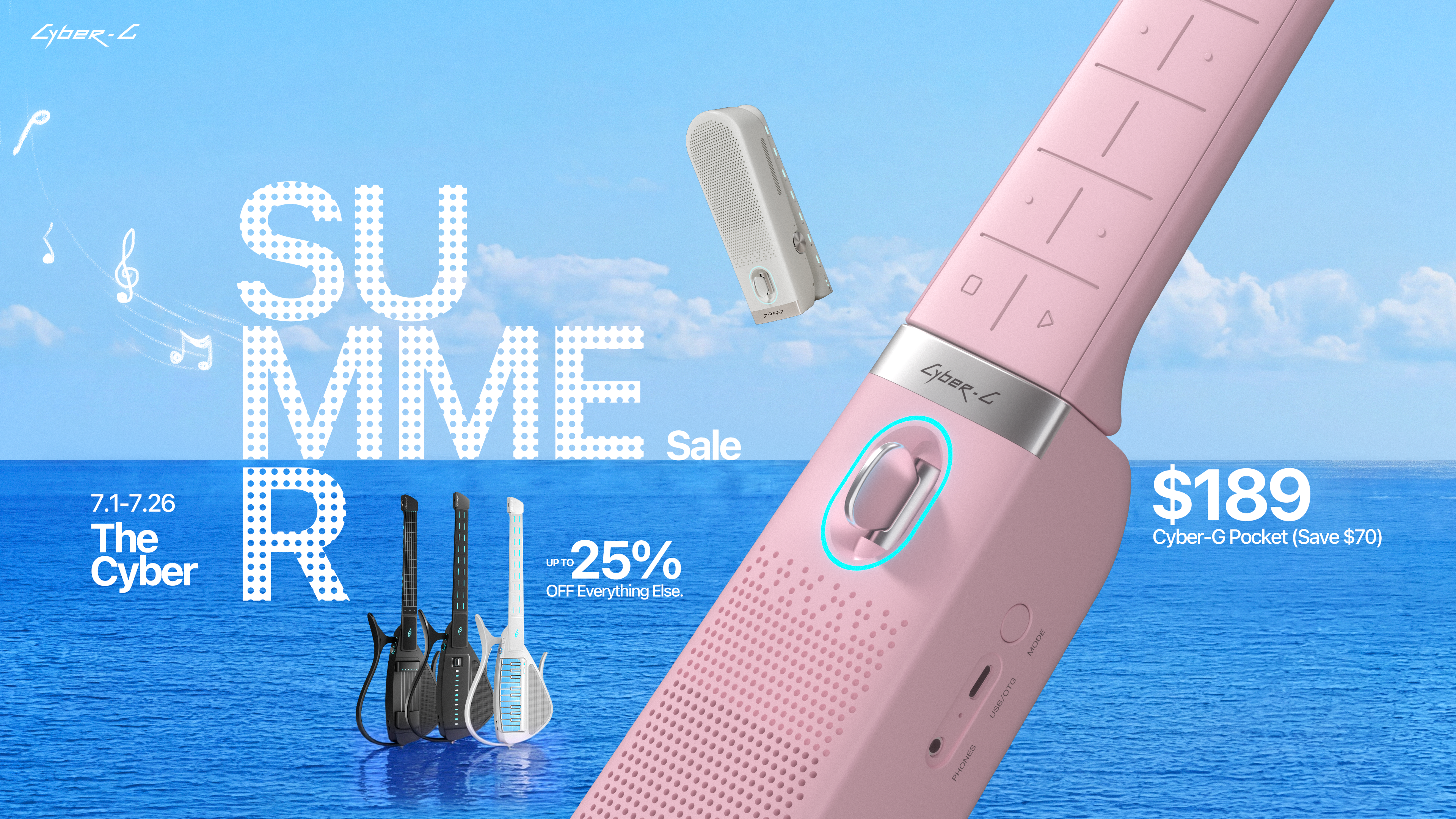 Cyber-G Summer Sales
