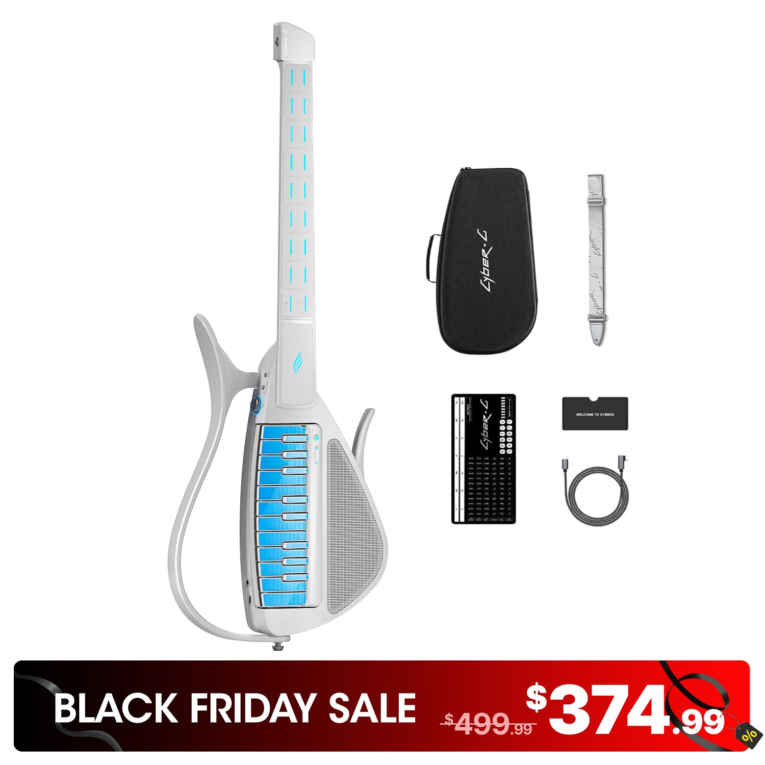 Enya Cyber-G: New Era Backing Stringless Guitar