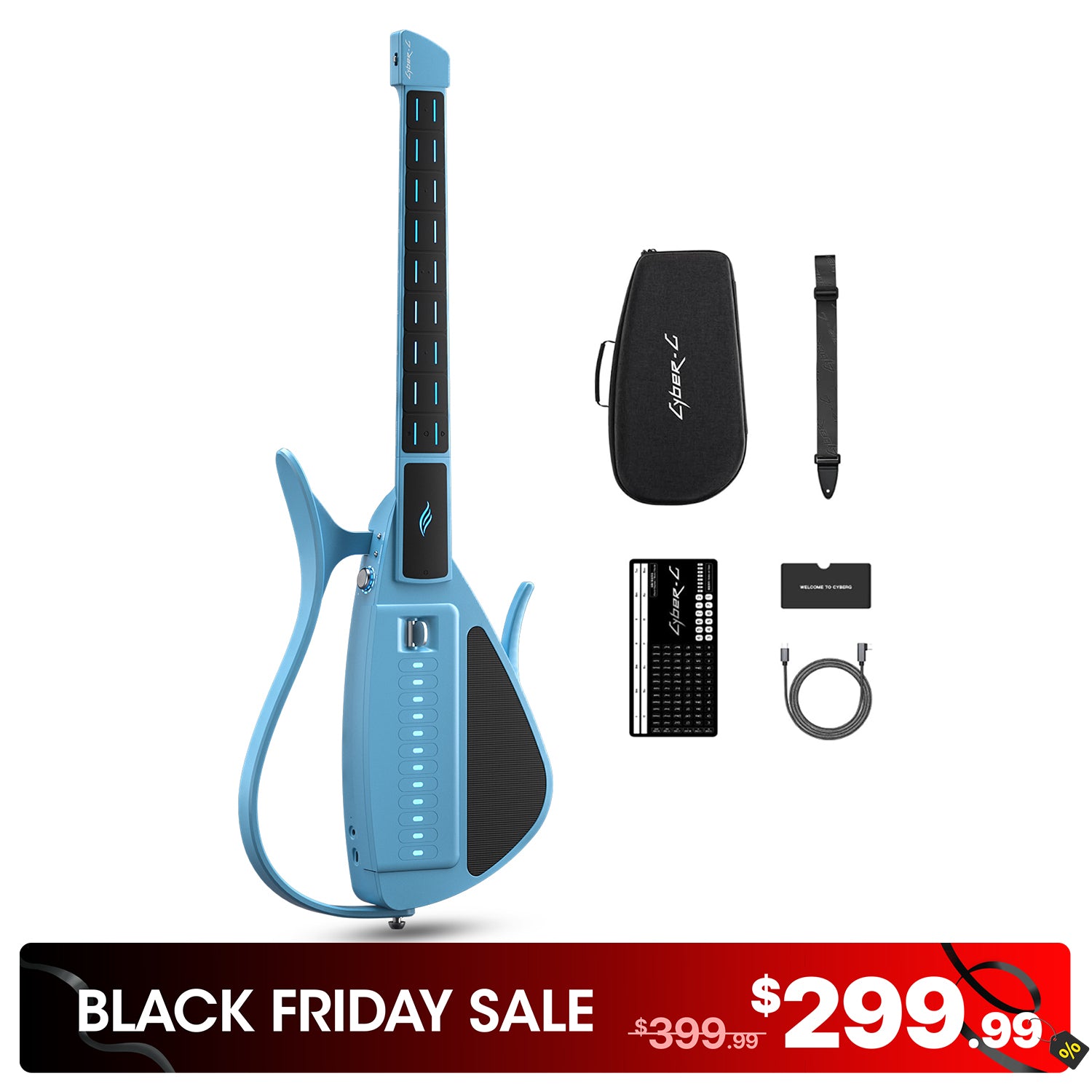 Enya Cyber-G: New Era Backing Stringless Guitar