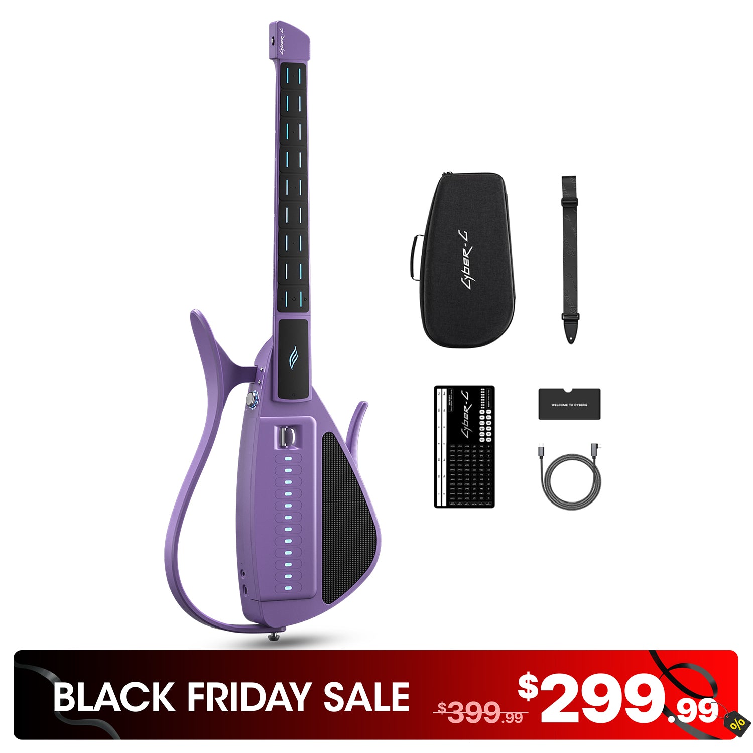 Enya Cyber-G: New Era Backing Stringless Guitar