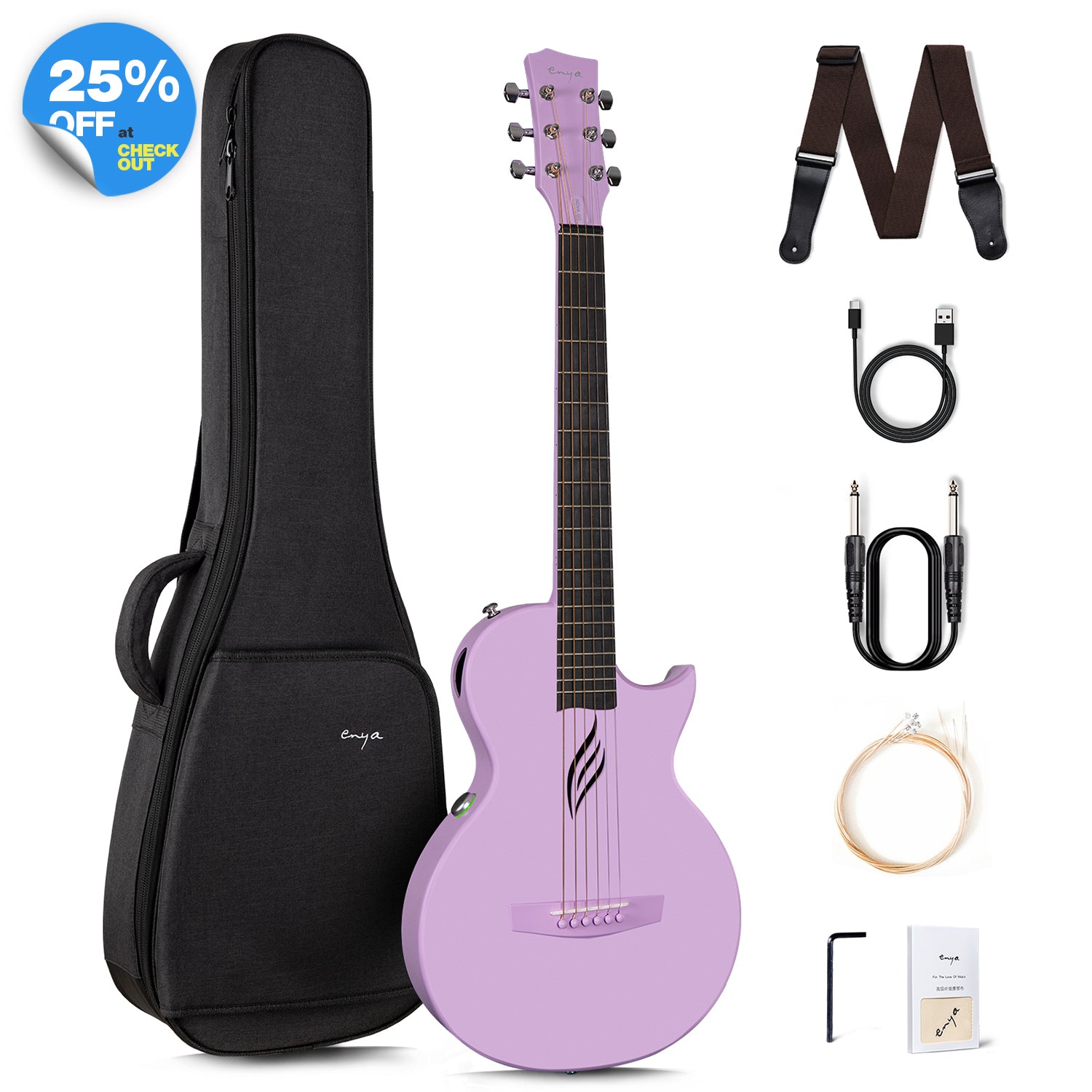 Nova Go Sp1: Carbon Fiber Electric Acoustic Travel Guitar