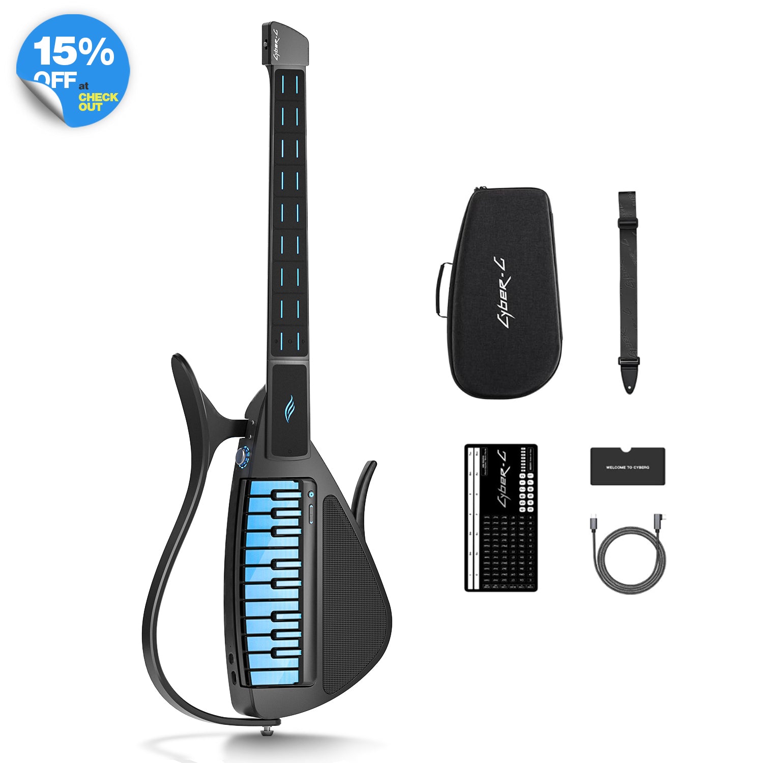 Enya Cyber-G: New Era Backing Stringless Guitar