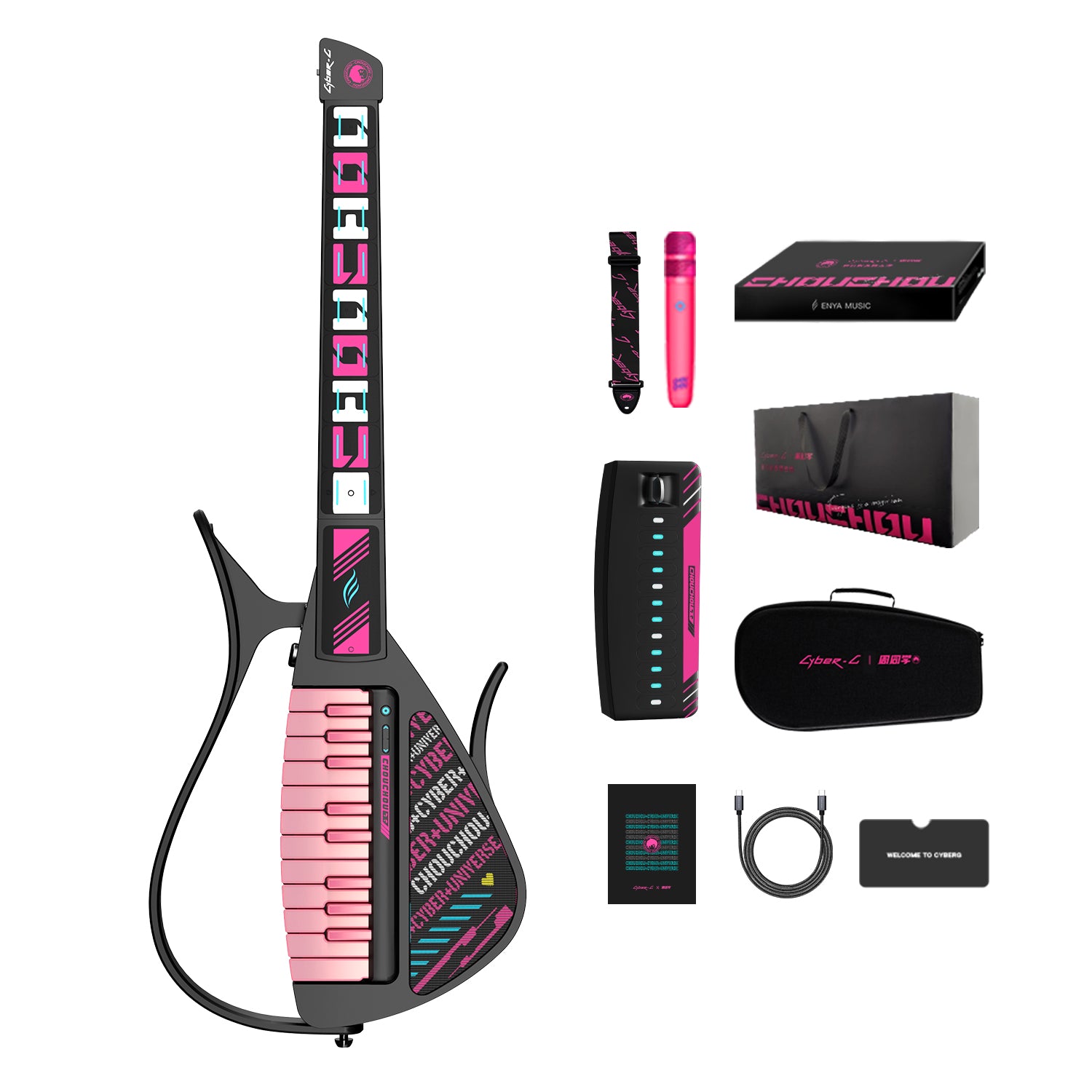 Enya Cyber-G: New Era Backing Stringless Guitar