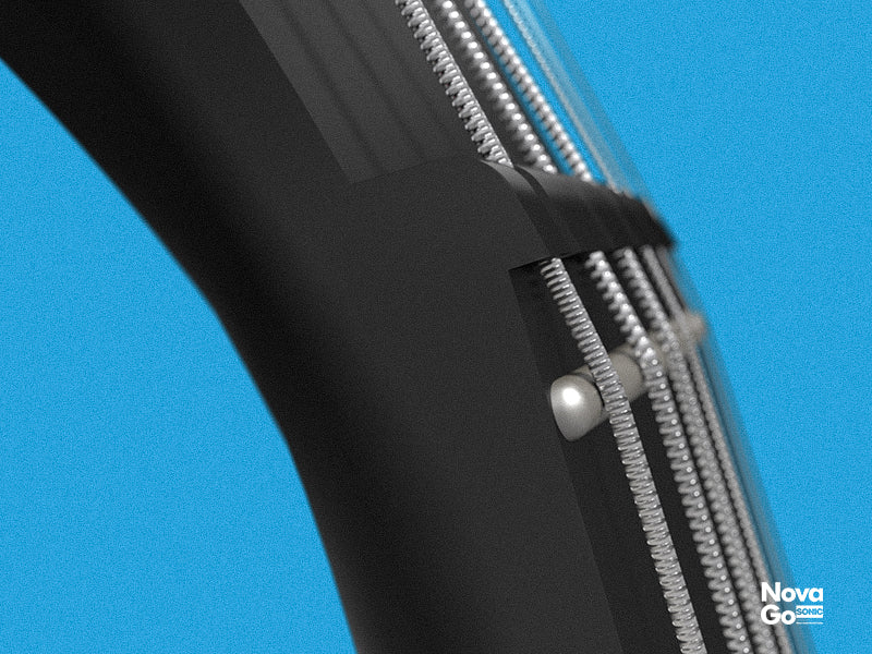 The pic shows the zero fret design of Nova Go Sonic.