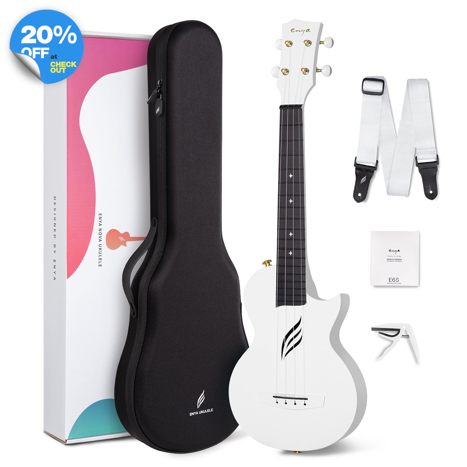 その他 Enya NOVA U Enya Nova U Carbon Ukulele Blue – ENYA MUSIC INC