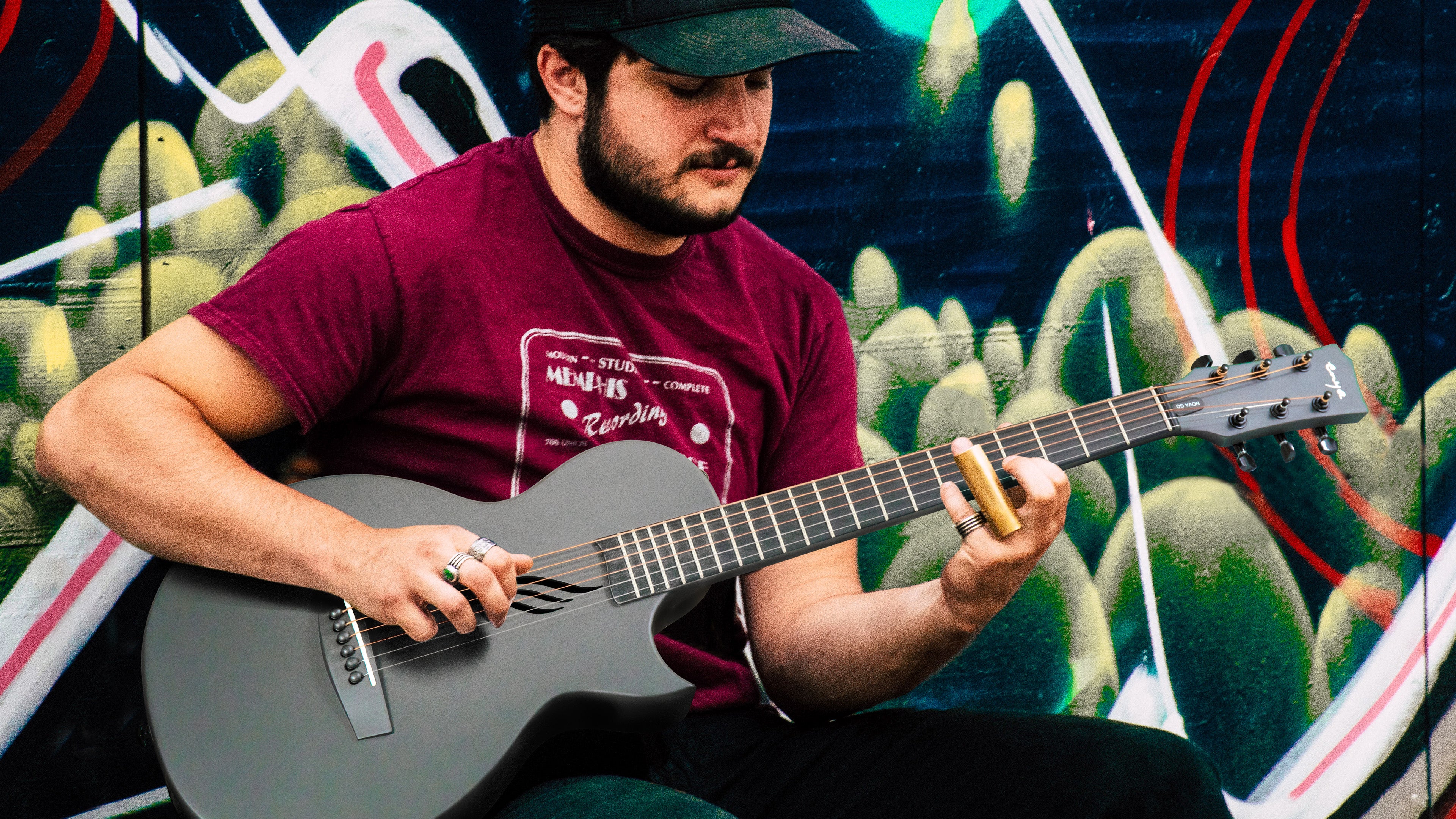 【ダンシャリ】Enya Nova Go SP1カーボンアコースティック Nova Go Sp1: Carbon Fiber Electric Acoustic Travel Guitar