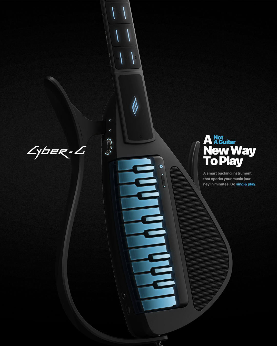 ENYA MUSIC INSPIRE スマートギター ENYA MUSIC Global: プレイ、クリエイト、コネクト