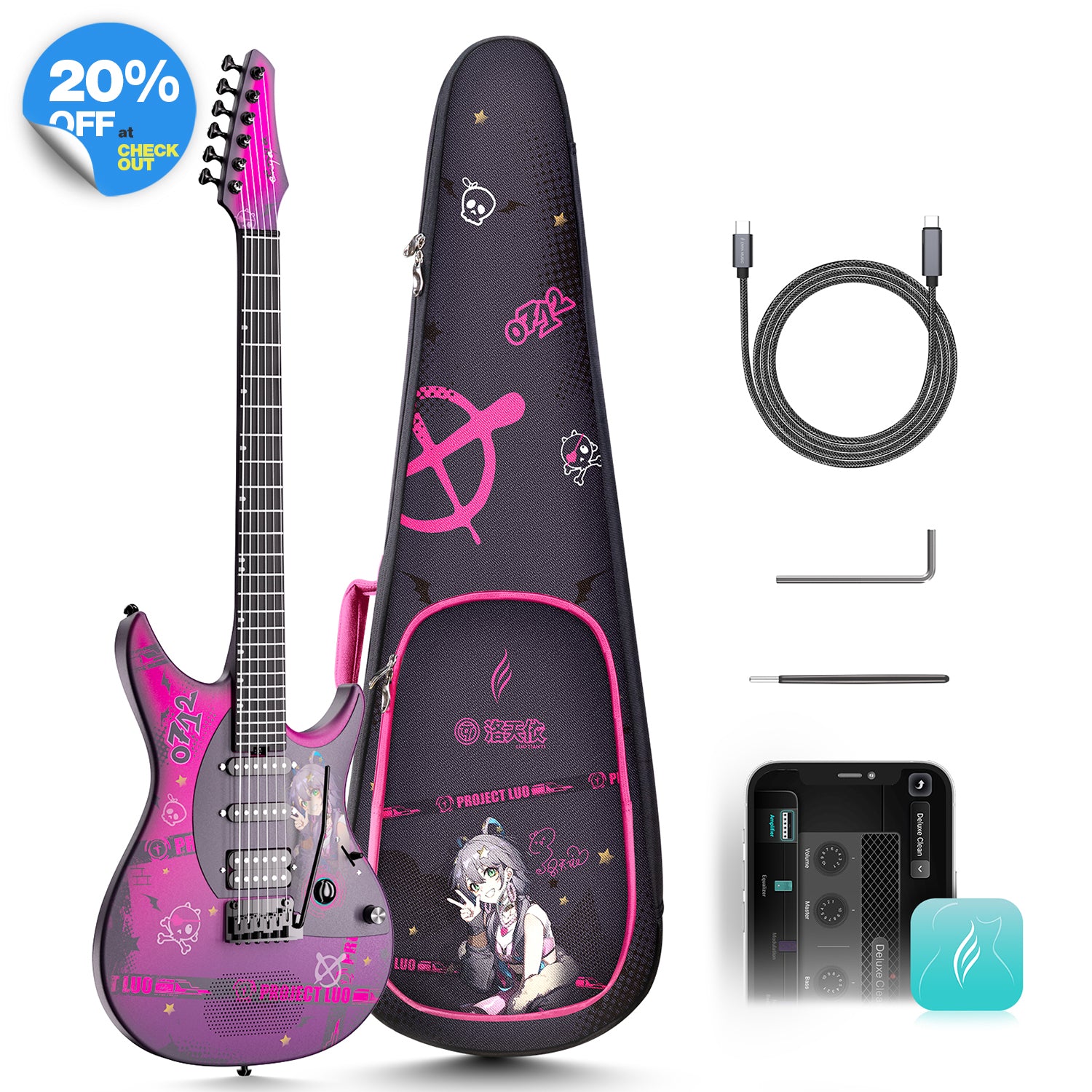 Amazon.com: ENYA INSPIRE Electric Guitar Compact Foot Pedal